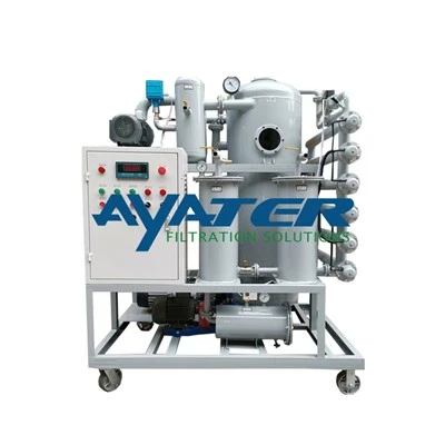 Vakuumli turbinli moy filtrlash mashinasi
